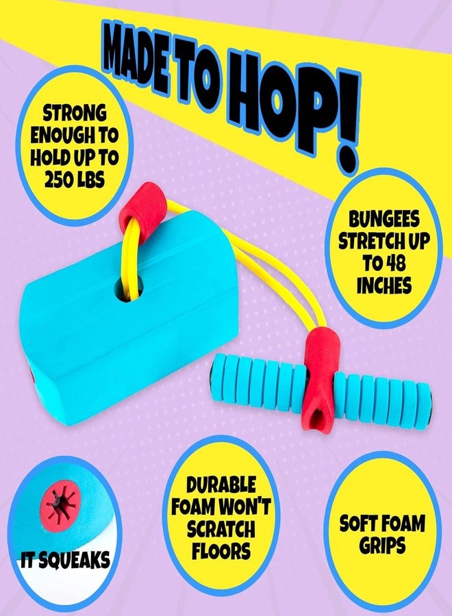 FORGEOG-Foam-Pogo-Jumper-Indoor-&-Outdoor-Play-Fun-Pogo-Stick-Kids-Pogo-Jumper-Fun-and-Safe-Pogo-Stick-for-Toddlers-High-Elastic-Rubber-Kids-Jumper-Toys-Great-Gift-for-Boys-and-Girls--Multicolor-(Pack of 1) (PG-2) - Image 4